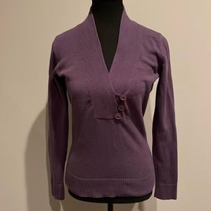 RW&CO. Mauve Button Sweater
